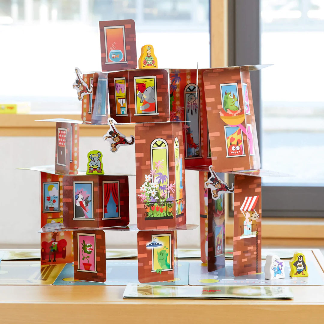 Rhino Hero SUPER BATTLE ! A Heroic Stacking Game - HABA Games