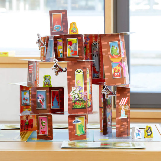 Rhino Hero SUPER BATTLE !  A Heroic Stacking Game - HABA Games