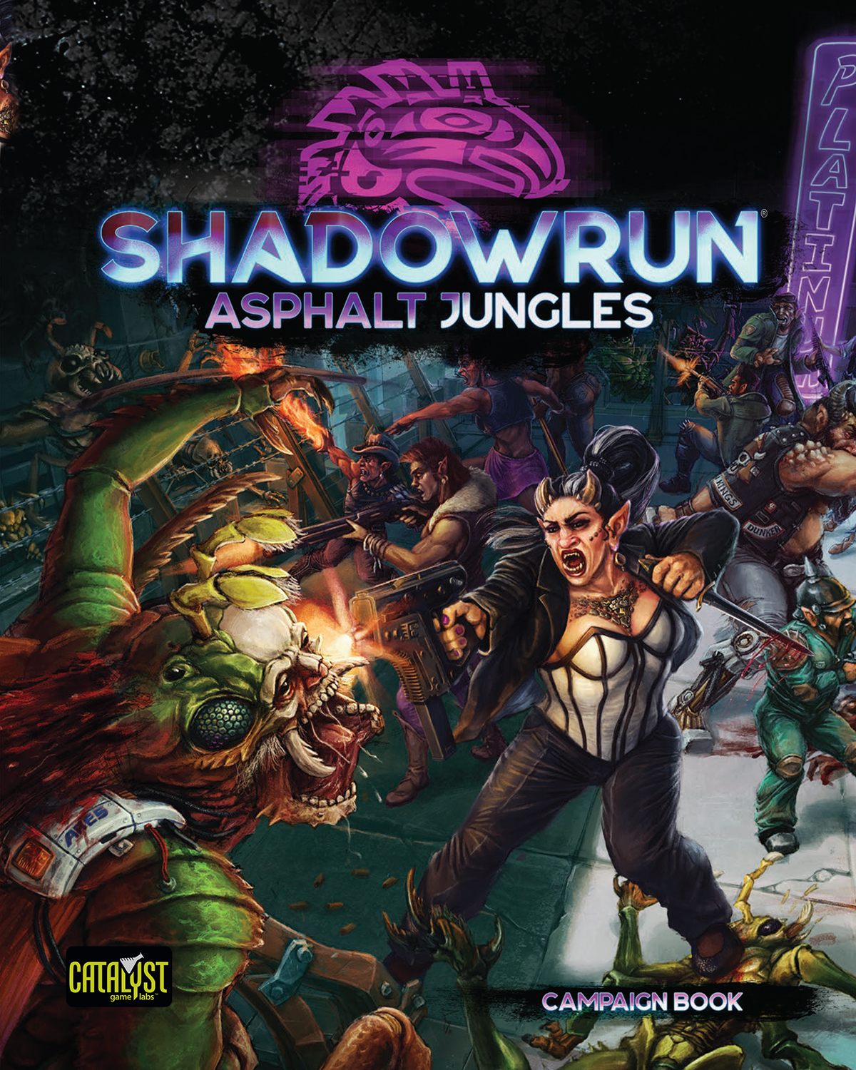 Shadowrun - Sixth World - Asphalt Jungle Hardcover - Campaign Book - Catalyst Game Labs