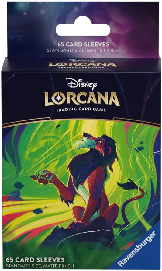 Disney's Lorcana - Shimmering Skies - Scar - 65 Card Sleeves - Ravensburger