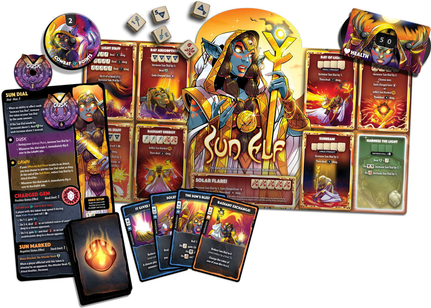 Dice Throne - Hero Pack - Sun Elf