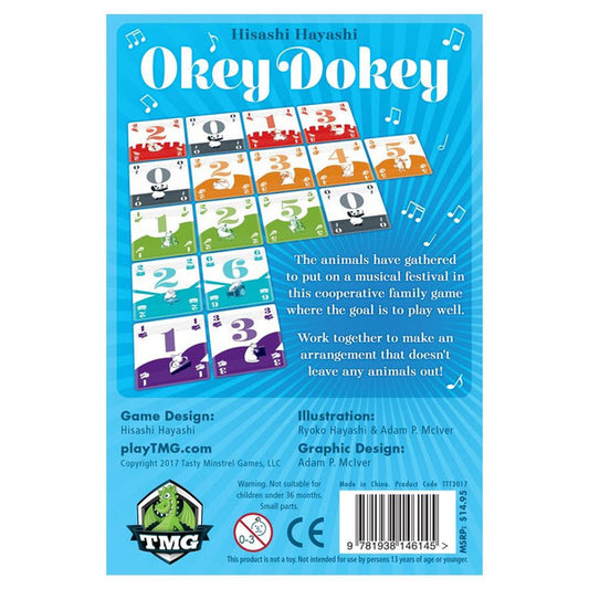 Okey Dokey - Japanese  Animals Board Game -  Ozaku Brand