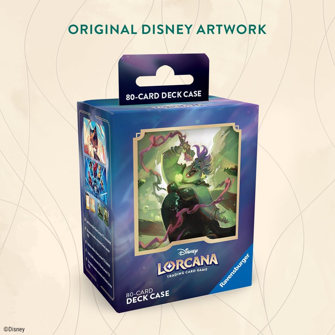Disney's Lorcana - Archazia's Island - Ursula - 80 Card Deck Box - Ravensburger