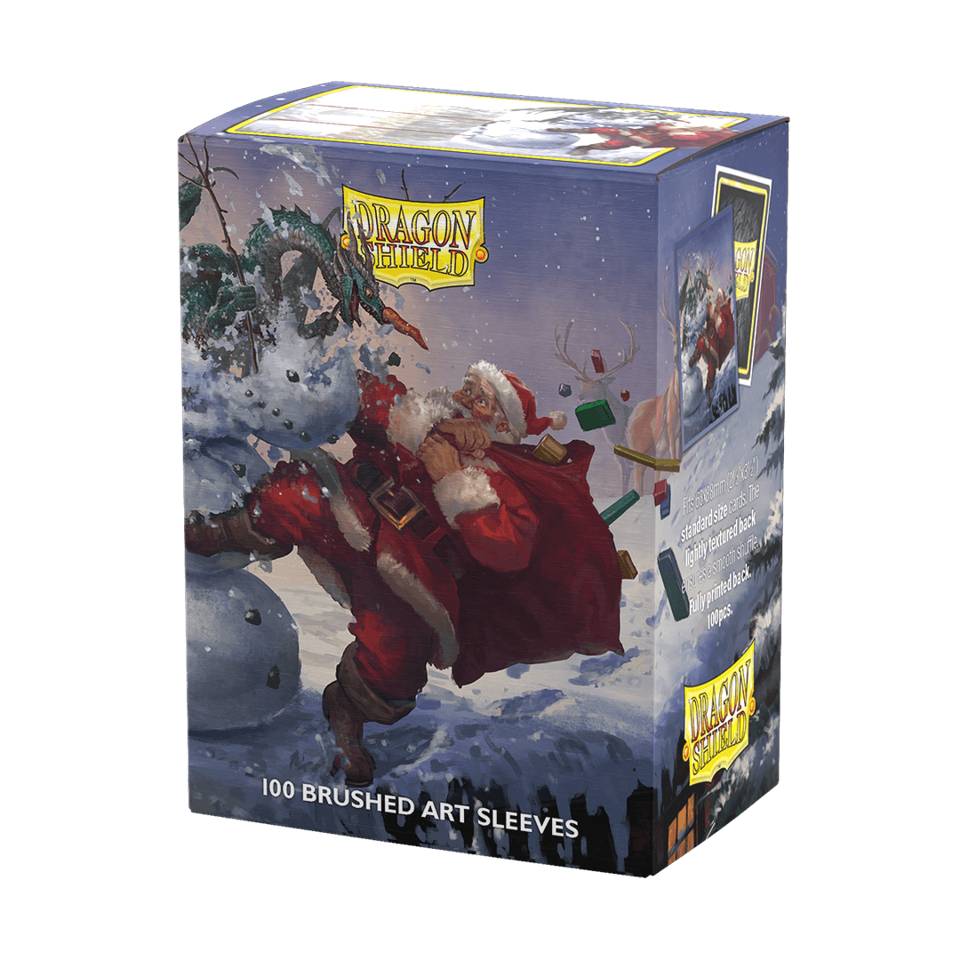 Dragon Shield Card Sleeves - 100 Count - Christmas 2025 Brushed Art