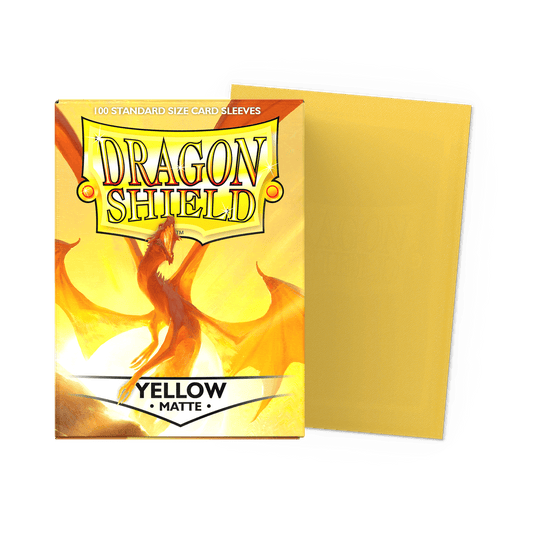 Dragon Shield Card Sleeves - 100 Count - Matte: Yellow