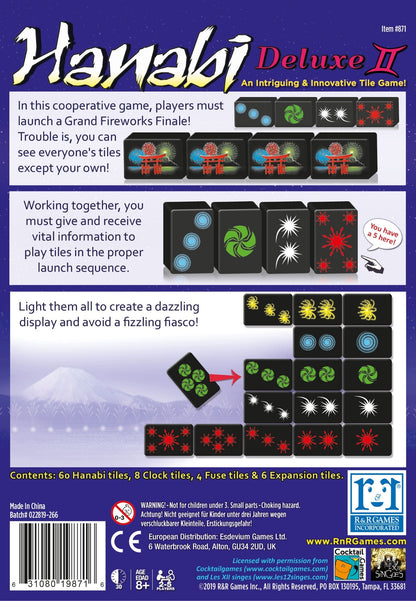 Hanabi Deluxe II - A Tile Game about Fireworks - R & R Games