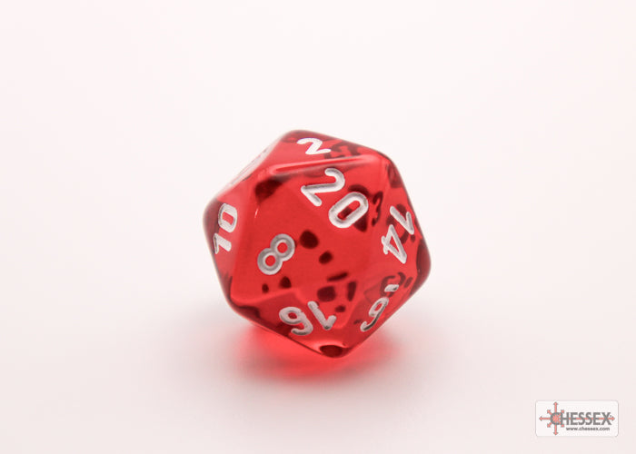 Chessex Prism Translucent GM & Beginner Player Polyhedral 7-Die Set