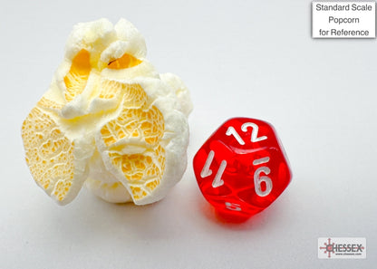 Chessex - Translucent Mini-hedral Red/white 7-Die Set