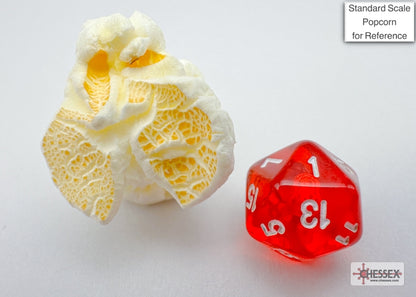 Chessex - Translucent Mini-hedral Red/white 7-Die Set