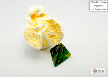 Chessex - Scarab Mini-hedral Jade/gold 7-Die Set