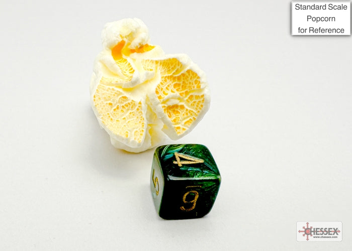 Chessex - Scarab Mini-hedral Jade/gold 7-Die Set