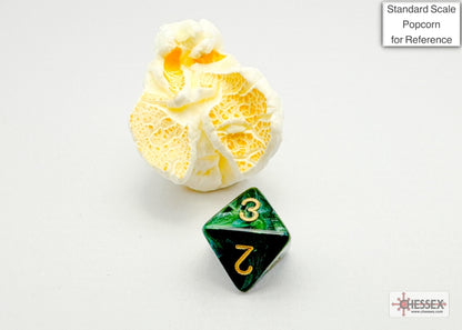 Chessex - Scarab Mini-hedral Jade/gold 7-Die Set