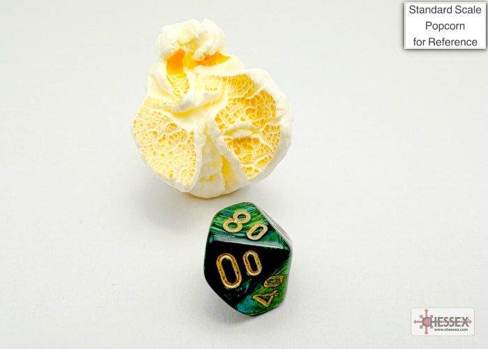 Chessex - Scarab Mini-hedral Jade/gold 7-Die Set