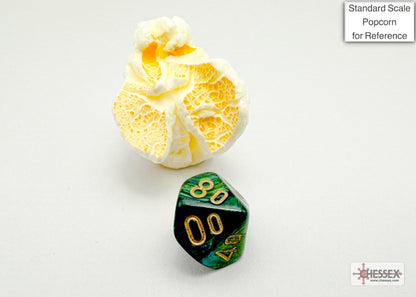 Chessex - Scarab Mini-hedral Jade/gold 7-Die Set