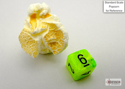 Chessex - Vortex Mini-hedral Bright Green/black 7-Die Set