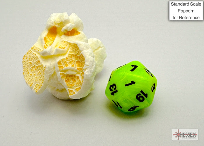 Chessex - Vortex Mini-hedral Bright Green/black 7-Die Set