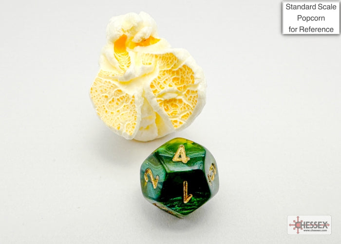 Chessex - Scarab Mini-hedral Jade/gold 7-Die Set