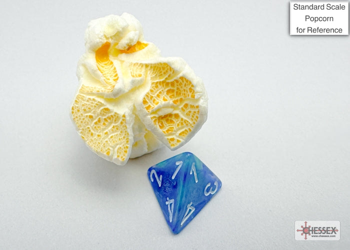 Chessex - Festive Mini-hedral Waterlily/white 7-Die set