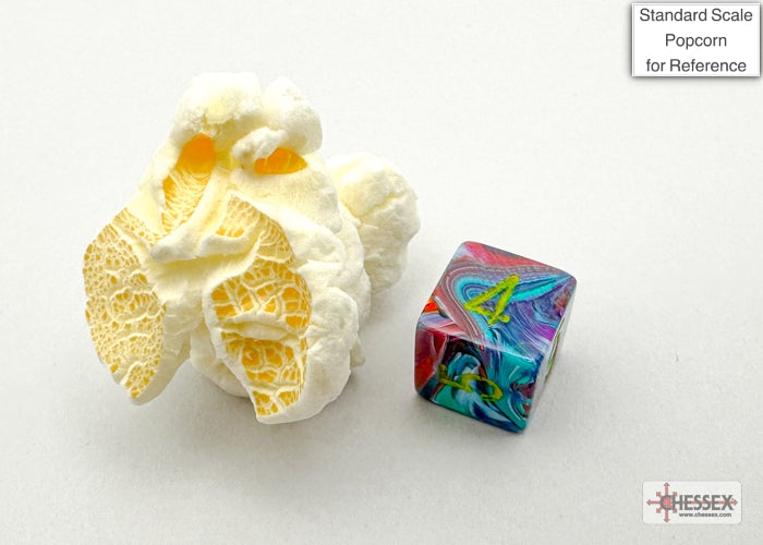 Chessex - Festive Mini-hedral Mosaic/yellow 7-Die set