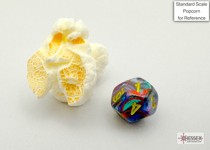 Chessex - Festive Mini-hedral Mosaic/yellow 7-Die set