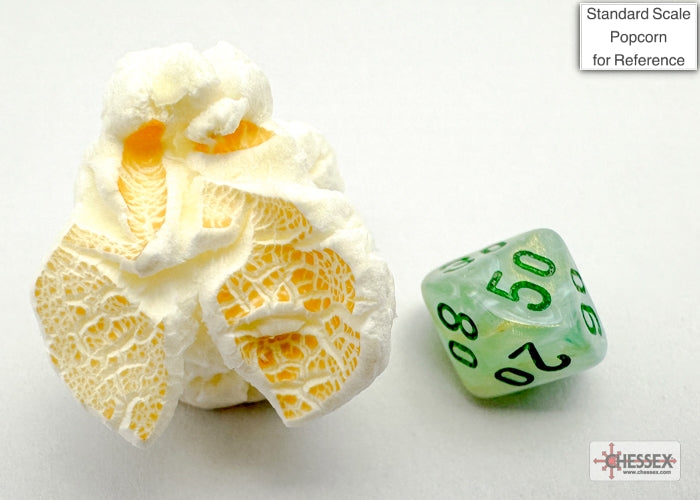 Chessex - Marble Mini-hedral Green/dark green 7-Die Set