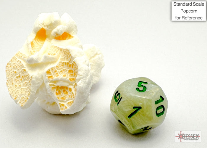 Chessex - Marble Mini-hedral Green/dark green 7-Die Set