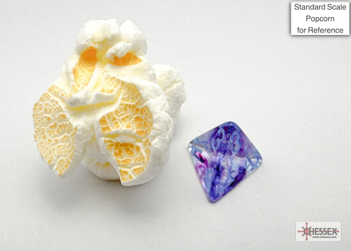 Chessex - Nebula Mini-hedral Nocturnal/blue Luminary 7-Die Set