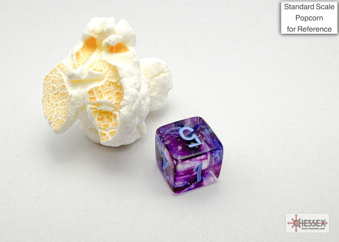 Chessex - Nebula Mini-hedral Nocturnal/blue Luminary 7-Die Set