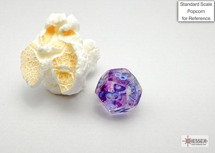 Chessex - Nebula Mini-hedral Nocturnal/blue Luminary 7-Die Set