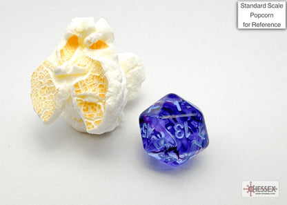 Chessex - Nebula Mini-hedral Nocturnal/blue Luminary 7-Die Set