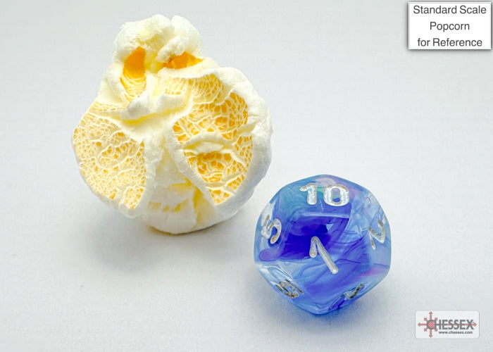 Chessex - Festive Mini-hedral Waterlily/white 7-Die set