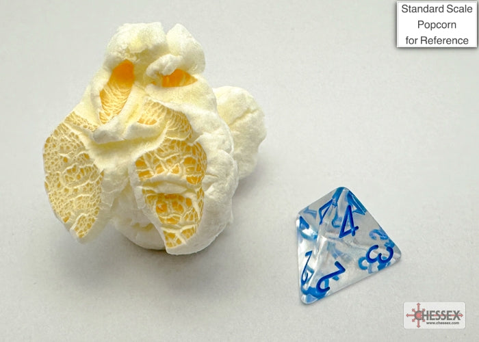 Chessex - Borealis Mini-hedral Icicle/light blue Luminary 7-Die