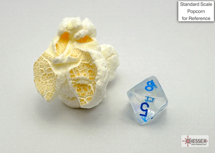 Chessex - Borealis Mini-hedral Icicle/light blue Luminary 7-Die