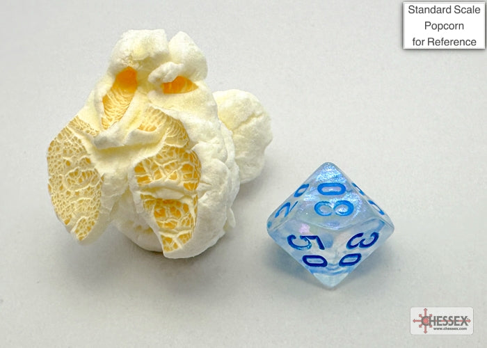 Chessex - Borealis Mini-hedral Icicle/light blue Luminary 7-Die