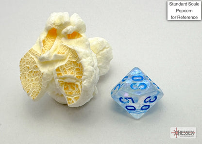 Chessex - Borealis Mini-hedral Icicle/light blue Luminary 7-Die