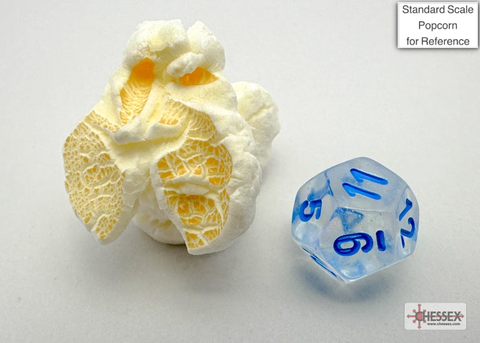 Chessex - Borealis Mini-hedral Icicle/light blue Luminary 7-Die