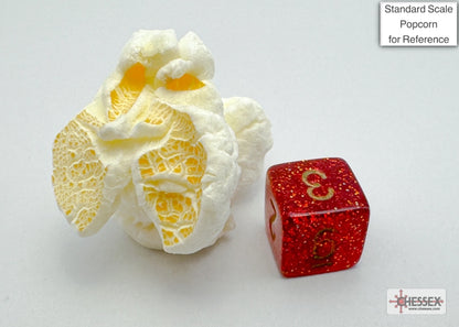 Chessex - Glitter Mini-hedral Ruby Red/gold 7-Die Set