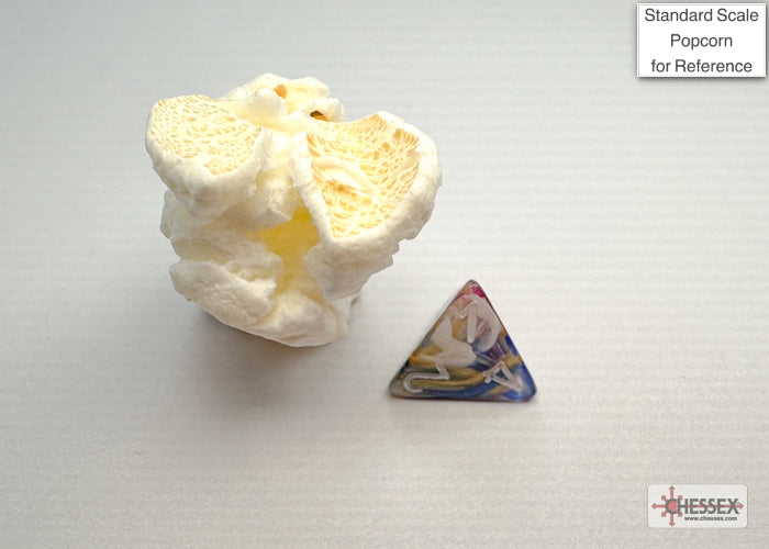 Chessex - Festive Mini-hedral Carousel/white 7-Die Set