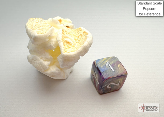 Chessex - Festive Mini-hedral Carousel/white 7-Die Set