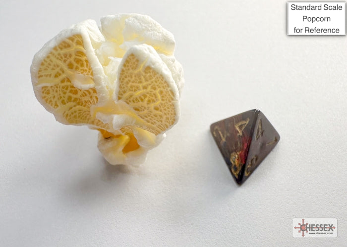 Chessex - Scarab Mini-hedral Blue Blood/gold 7-Die Set