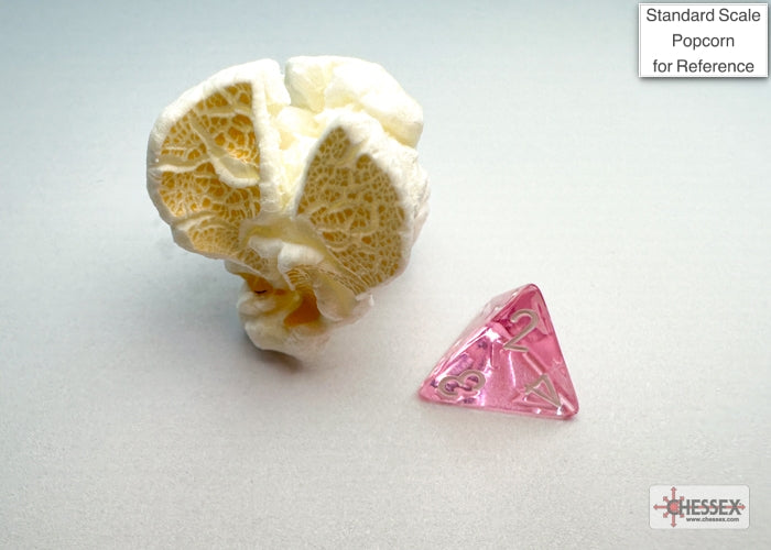 Chessex - Translucent Mini-hedral Pink/white 7-Die Set