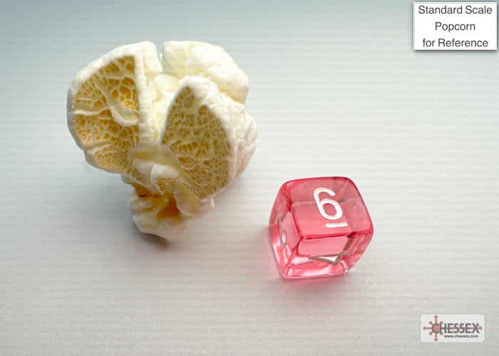 Chessex - Translucent Mini-hedral Pink/white 7-Die Set