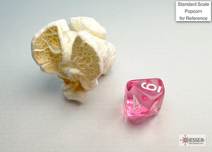 Chessex - Translucent Mini-hedral Pink/white 7-Die Set