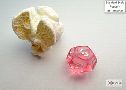 Chessex - Translucent Mini-hedral Pink/white 7-Die Set