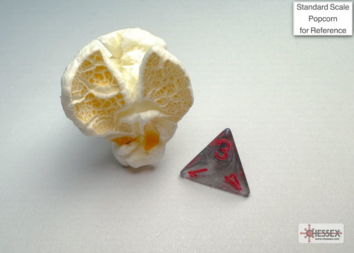 Chessex - Velvet Mini-hedral Black/red 7-Die Set