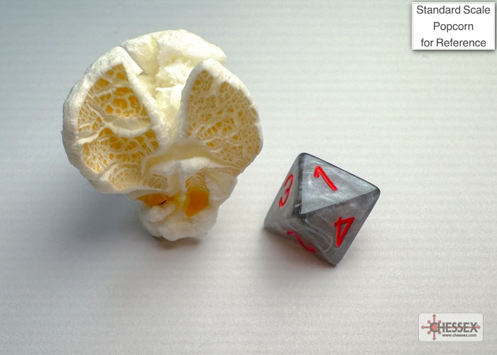 Chessex - Velvet Mini-hedral Black/red 7-Die Set