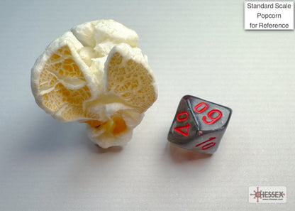 Chessex - Velvet Mini-hedral Black/red 7-Die Set