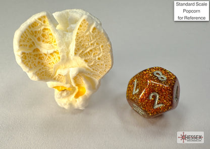 Chessex - Glitter Mini-hedral Gold/silver 7-Die Set