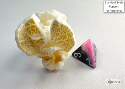 Chessex - Gemini Mini-hedral Black-Pink/white 7-Die Set
