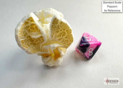 Chessex - Gemini Mini-hedral Black-Pink/white 7-Die Set